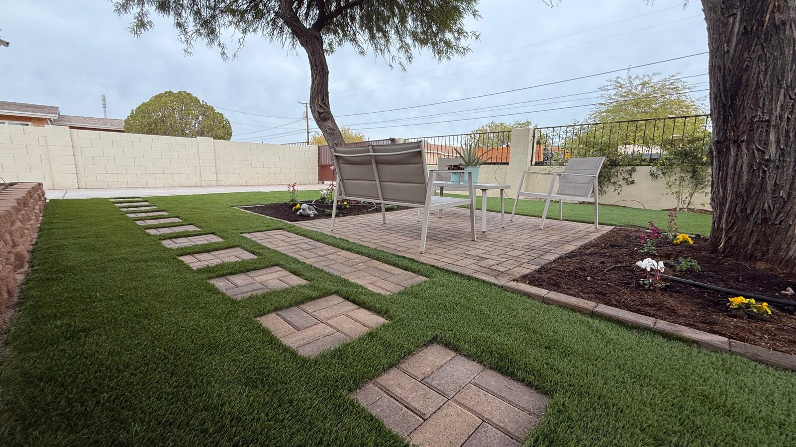 Hardscape Tucson Pavers turf Arizona landscaping landscape